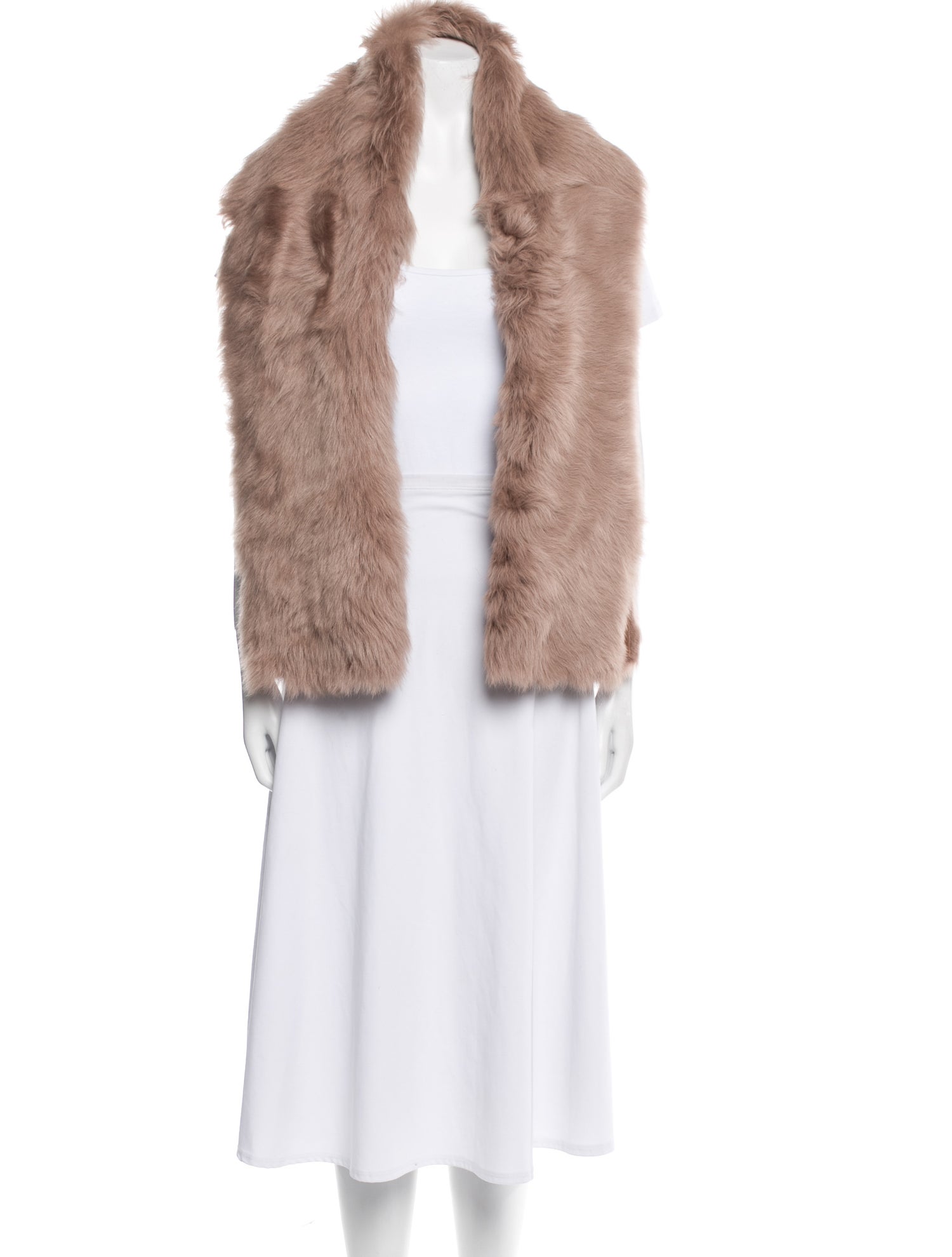 Rochas Lamb Fur Scarf